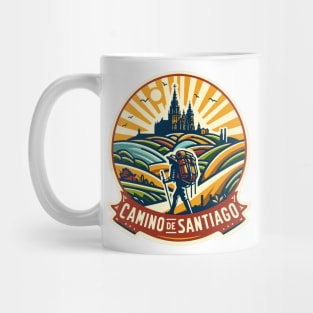 Buen Camino! El Camino de Santiago de Compostela - The Way of Saint James - Peregrino Pilgrim - Camino Frances Ingles Primitivo, Shirt, Hoodie, Mug, Tote, Sticker, Souvenir, etc Mug